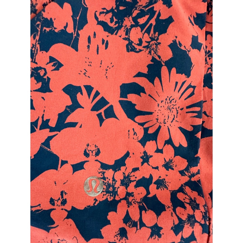 Lululemon Choose A Side Short 3" Efflorescent Dark Canyon Onyx Blue Size 10 - Picture 6 of 9